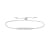14K White Gold 0.34ctw Diamond Bolo Bracelet