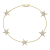 14K Yellow Gold 0.78ctw Diamond Stars Bracelet