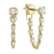 14K Yellow Gold 0.64ct Diamond Earrings
