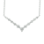 14KW 0.59ct Diamond Pendant With Chain