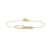 14K Yellow Gold 0.41ctw Diamond Paperclip Bracelet
