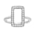 14K White Gold 0.30ct Diamond Ring