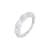Bamboo Ring in Clear