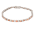 5.00 Ct. T.W. Pink And White Lab Grown Diamond 14K White Gold Bracelet