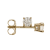 IGI Certified 1/4 Ct. T.W. White H-I Lab Grown Diamond Stud 14K Yellow
Gold Earrings
