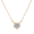 1/3 Ct. Lab Grown Diamond Solitaire 14K Yellow Gold Necklace