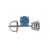 IGI Certified 1/2 Ct. T.W. Blue Lab-Grown Diamond Stud 14K White Gold Earrings