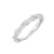 Simple Twist Stackable Ring Band in 925 Sterling Silver
