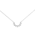 Sun Diamond Necklace in 10k White Gold 1/10ct (I-J Color, I3 Clarity),
17 inch