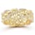 Sterling Statements 14K Yellow Gold Over Sterling Silver CZ Spiral Band Ring