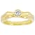 Lab-Grown Diamond Solitaire Ring In 14K Gold Over Sterling Silver 0.20ctw