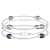 3 Elastic Freshwater Pearl Bracelets In Multicolor