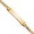 14k Yellow Gold Children's Mariner Link ID Bracelet