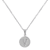 Initial V Charm Pendant Necklace In Silver-Tone
