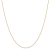 14K Yellow Gold 1.2mm Diamond-cut Beaded Pendant Chain Necklace
