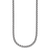 Rhodium Over Sterling Silver 3.0mm Wheat 18 Inch Chain