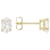 Lab-Grown Diamond Oval Stud Earrings In 14K Gold 1.00ctw