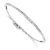 14K White Gold Lab Grown Diamond VS/SI GH, Graduated Bangle Bracelet