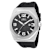 Invicta Huracan 48mm Black Dial Silicone Band Quartz Watch