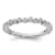 14K White Gold Stackable Expressions Diamond Ring 0.11ctw