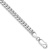Rhodium Over 14k White Gold 4.25mm Solid Miami Cuban Link Bracelet