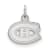 Rhodium Over Sterling Silver NHL LogoArt Montreal Canadiens Extra Small Pendant
