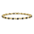 14k Yellow Gold Sapphire Bracelet