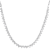 DaInty Lab-Grown Diamond Station Necklace 1ctw In Sterling Silver