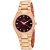 Oceanaut Women's Athena Black Dial, Rose Stainless Steel Watch