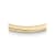 14K Yellow Gold 10mm Domed 20-inch Omega Necklace