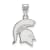 Rhodium Over Sterling Silver LogoArt Michigan State University Medium Pendant