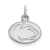 Rhodium Over Sterling Silver LogoArt Penn State University Extra Small Pendant