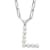 Rhodium Over Sterling Silver 3-5.5mm Freshwater Cultured Pearl LETTER L
18-inch Necklace