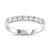 0.50cttw 7 Stone Diamond Band Ring in 14k White Gold
