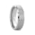 SHEFFIELD Flat Beveled Edges Tungsten Ring with Brushed Center 4mm