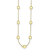 14K Yellow Gold 8mm Bead and Cable Link 20-inch Necklace
