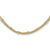18K Yellow Gold Diamond 3 Strand 18 Inch Necklace
