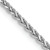 14k White Gold 1.4mm Diamond Cut Wheat Chain 26"