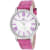 Oceanaut Women's Moon White Dial, Pink Leather Strap Watch