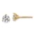 Certified White Lab-Grown Diamond G-H SI 14k Yellow Gold Martini Stud
Earrings 1.00ctw