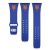 Gametime MLB New York Mets Blue Silicone Apple Watch Band (42/44mm M/L).
Watch not included.