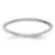 Rhodium Over 10K White Gold 1.2mm Twisted Wire Pattern Stackable
Expressions Band