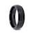 RENEGADE Domed Hammer Finish Black Tungsten Carbide Wedding Band with
Brushed Finish 6mm