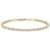 CZ Flex Bangle In 18K Gold Over Brass 9.23ctw