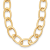 14K Yellow Gold Oval Link 18-inch Necklace
