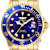 Invicta Pro Diver 40mm Blue Dial and Bezel Yellow Stainless Steel Quartz Watch