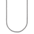 Rhodium Over Sterling Silver Polished 1.8mm Franco 16 Inch Chain