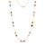 Multi-Gem 14k Yellow Gold 18" Necklace 18.53ctw