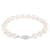 14k White gold 5-6mm Akoya Pearl bracelet