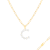 Letter C Initial Cultured Freshwater Pearl 18K Gold Over Sterling Silver
Pendant With  18" Chain
